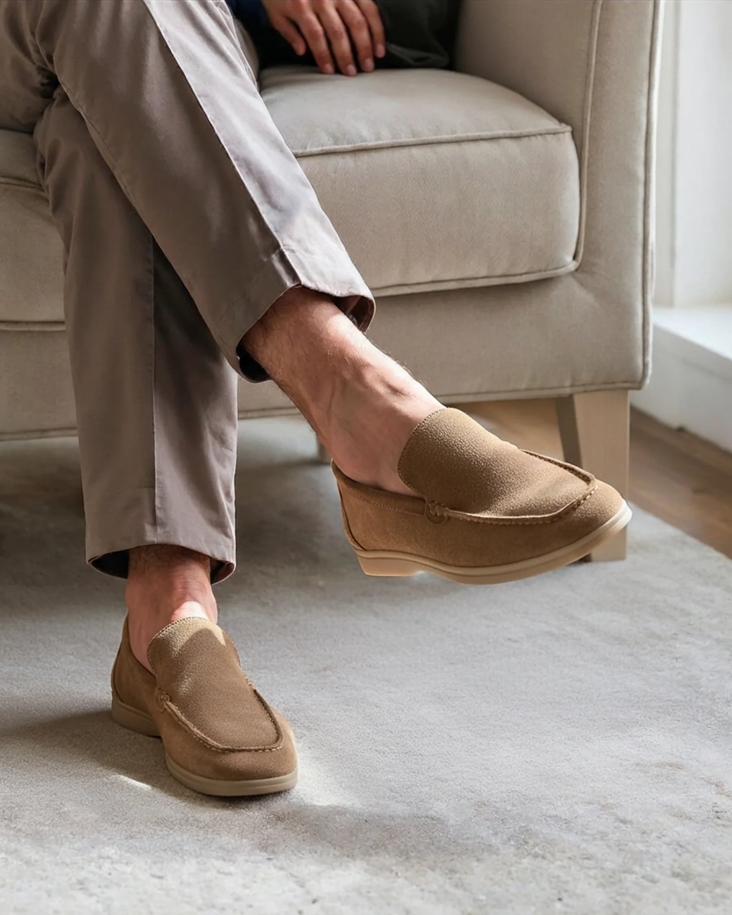 Elevate Your Style with Premium Suede Loafers - Unmatched Comfort and Elegance